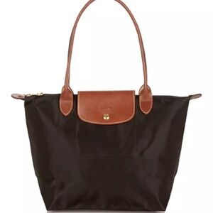 Elegant Black and Brown Tote Bag